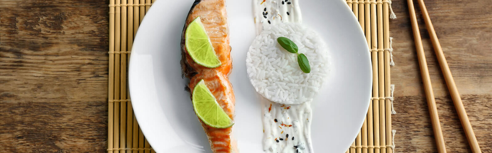 Low FODMAP Diet: Salmon, Rice & Arugula